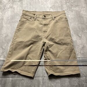 Levi's 569 Loose Straight Jean Shorts Men's Size 34 Beige Y2K Sand